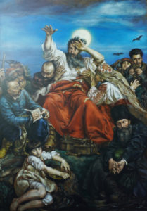 Katarzyna Petrykowska - kopia obrazu Jana Matejki "Wernyhora"
